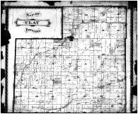 Clay Township, Clifty P.O., Milford, Adams, Newington P.O. - Above, Decatur County 1882